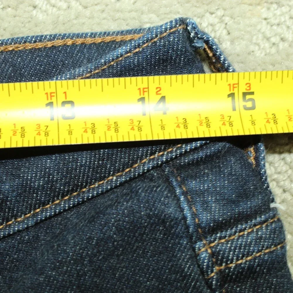 J. Crew Size 28 Essential Straight Raw Hem Dark Wash Blue Jeans